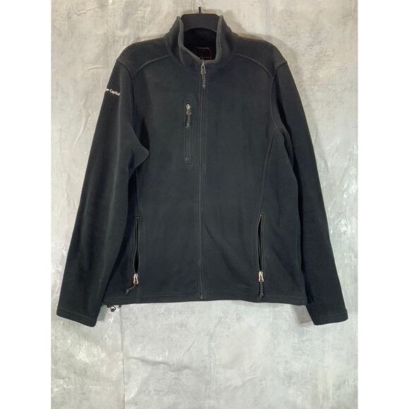 L.L. Bean Other - L.L. BEAN Men's Black Regular-Fit Zip-Up Fleece Sweater SZ L